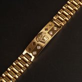Mens Golden Chain Bracelet V